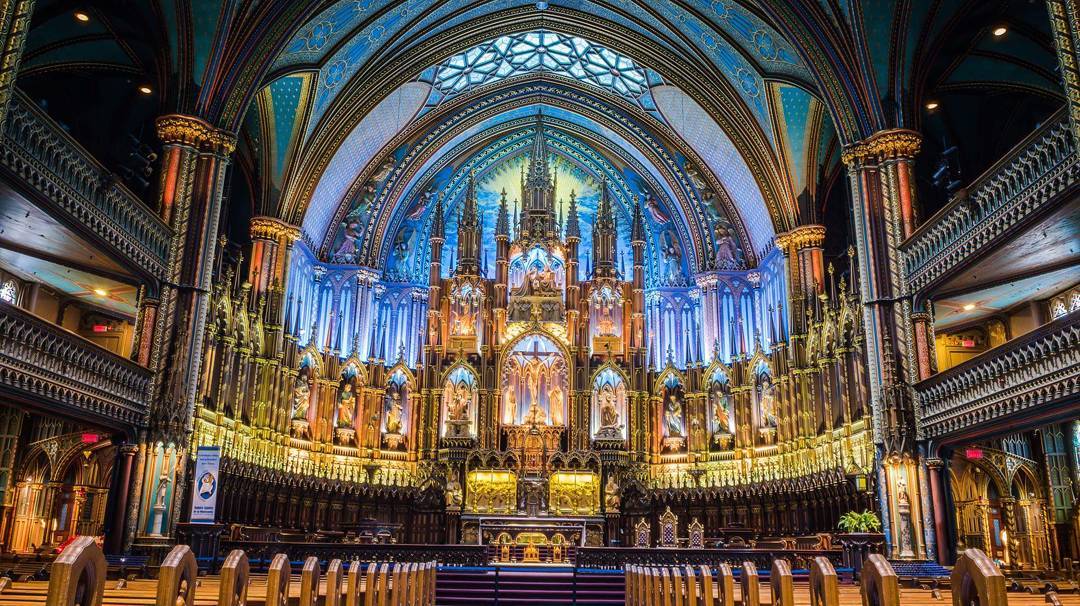 God doesn't demand your worship. He desires your love. #notredamebasilica #church #peace #love #montreal