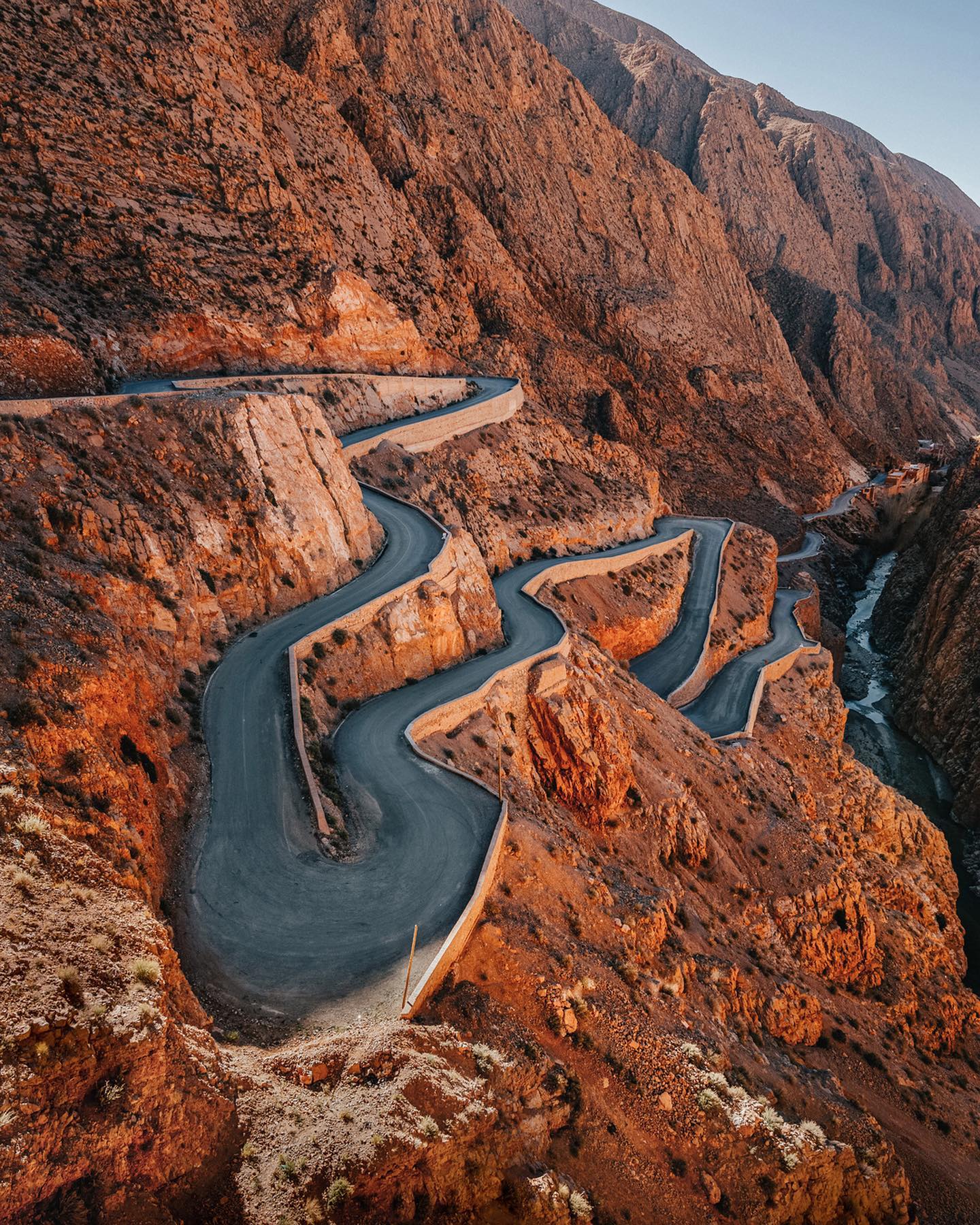One of the most scenic drives in the world: The Dadès Gorge, located in the heart of the High Atlas Mountains of Morocco. It is carved out by the Dadès River. The area is known for stunning rock formations and kasbahs along the gorge 🏞
.
.
.
#artofvisuals
#discoverearth
#earthfocus
#stayandwander
#earthpix
#ourplanetdaily
#beautifuldestinations
#bestvacations
#theoutbound
#discoverglobe
#awesome_earthpix
#exploremore
#wildernessculture
#welivetoexplore
#eclectic_shotz
#allaboutadventures
#canon_photos
#nakedplanet
#roamtheplanet
#tentree
#wonderful_places
#theglobewanderer
#travelstoke
#awesomeearth
#hellofrom
#mountainstones
#wiesnernews 
#vzcomood
#wanderlust
#liveforthestory
.
@inmorocco
@simplymorocco
@moroccobyyou 
@instgram_mor 
@passionpassport
@earth_deluxe 
@wonderful_places 
@visit_morocco 
@morocco.vacations 
@topmorocco.photo 
@inmarrakech 
@travelling_morocco 
@welovebuzz
@welovebuzzar 
@moroccoplaces 
@colorfulmorocco 
@moroccoholiday_ 
@_morocco_photos