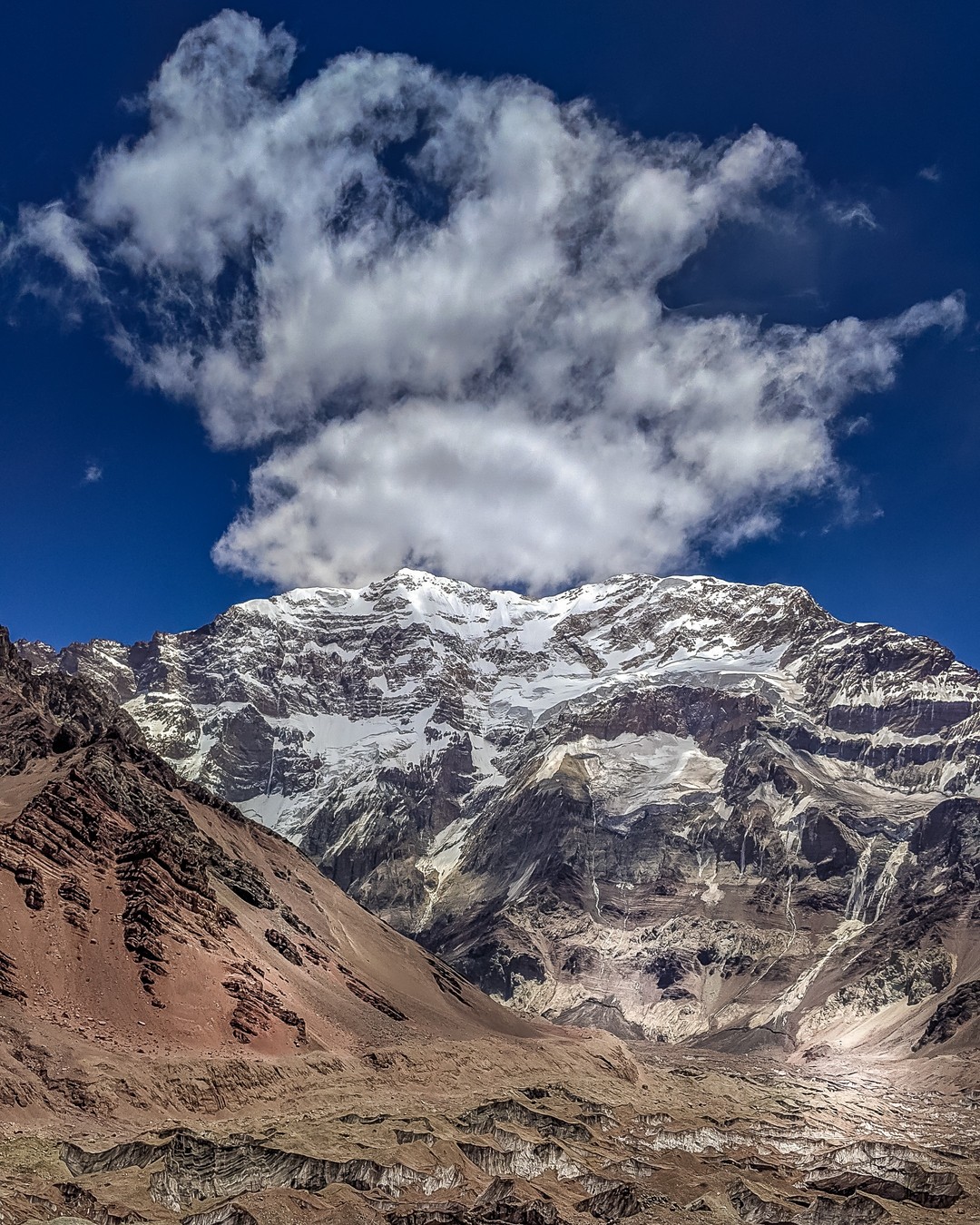 It was an intense two weeks of trekking and climbing, but on 19th January 2020, our @aconcaguaexpeditions team reached the summit of Aconcagua at 6,961m (22,837ft). ⁣
⁣
Aconcagua is the highest mountain I've climbed. It is the second-highest summit of the seven summits after only Everest and was my third mountain of the seven summits (fourth if you include Kosciuszko in Australia – which I don't!) ⁣
⁣
It is the highest mountain in the Americas, the Western and Southern Hemispheres and outside of Asia.⁣
⁣
It has been ten years in the planning, so a huge thank you to @aconcaguaexpeditions and all my sponsors who have made my dream come true! Roll on Denali! 😉⁣
⁣
@blackdiamond ⁣
@salomon ⁣
@ospreyeurope ⁣
@powertraveller ⁣
@cotswoldoutdoor ⁣
@jackwolfskin ⁣
@smartwool_europe ⁣
@haglofs ⁣
@bloceyewear ⁣
@1000milesocks⁣
⁣
#aconcagua2020 #argentina #argentina🇦🇷 #VisitArgentina  #sevensummits  #7summits #7summitschallenge #trekaconcagua #climbaconcagua #aconcaguaargentina #trekkingaconcagua #aconcaguatrekking #aconcaguaclimb #parqueprovincialaconcagua #trekkingargentina #andesmountains #andes