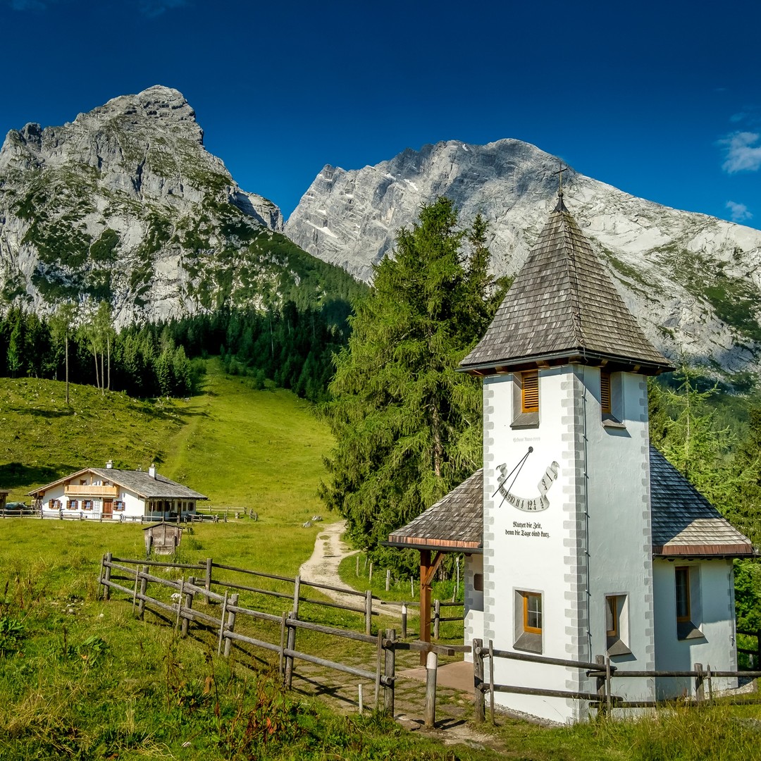 Dreaming of better days...

The idyllically positioned #Kührointalm alpine pasture at the foot of the Watzmann massif in Germany’s #Berchtesgaden National Park. 

The collection of mountain huts sits amid picturesque meadows and lofty mountain peaks. It also serves some delectable spinatknoedel (spinach dumplings) which changed my life. @ddrks, we’re going back next year – clear your calendar 📆

#sehnsuchtbgl #berchtesgadennationalpark #watzmanntour #watzmanntraverse #watzmanncrossing #berchtesgaden #berchtesgadenerland #bavaria #bavarianalps #visitgermany #germanytourism