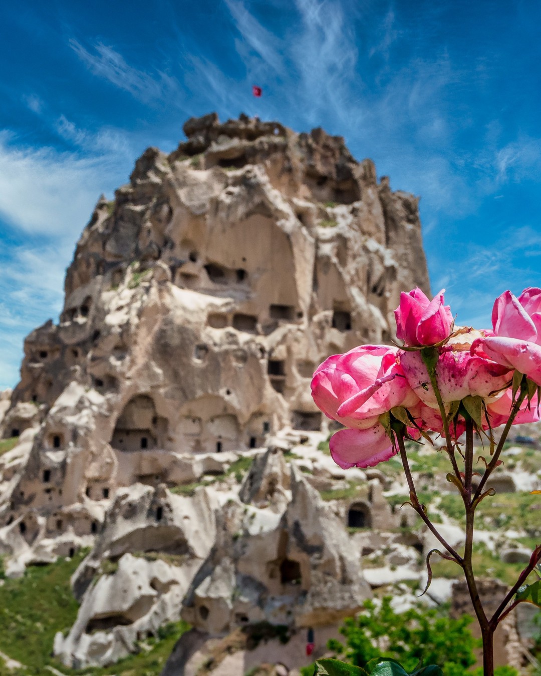 Cappadocia’s unique landscape of fairy chimneys, towering boulders and ridged valleys peppered with caves.

A bizarre and spectacular landscape largely sculpted by erosion, Turkey's Göreme National Park is littered with troglodyte dwellings and subterranean towns – the remains of a human habitat dating back to the 4th century.
-
-
-
-
-
-
-
#Turkey #cappadocia #kapadokya #goreme #Nevşehir #Uçhisar #ürgüp #cavehotel #Göreme #lonelyplanet #iamatraveler #stillatraveler #suitcasetravels #tlpicks #GoTurkeyTourism #OnlyInTürkiye #SafeTourismTürkiy