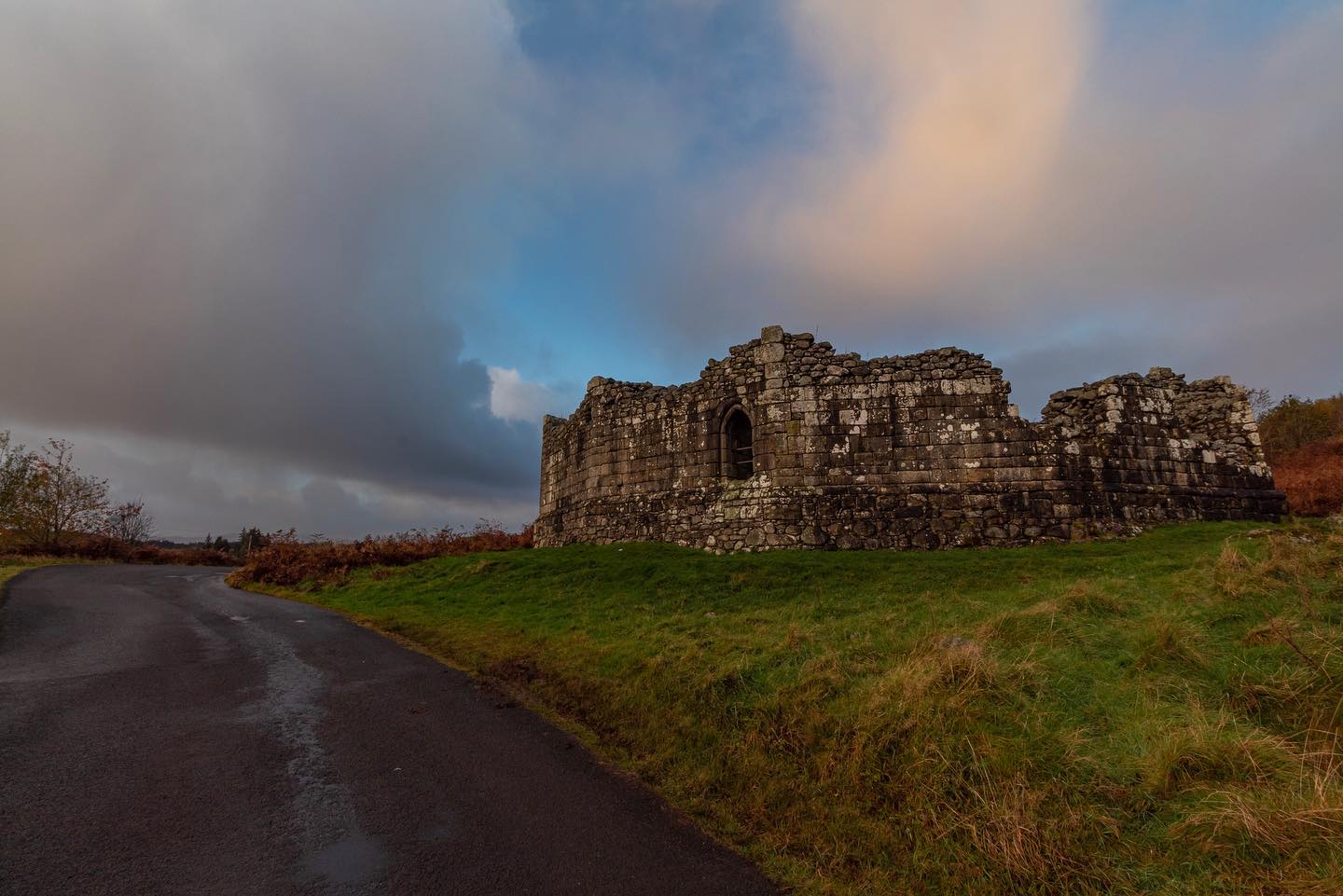 Loch Doon Castle this morning