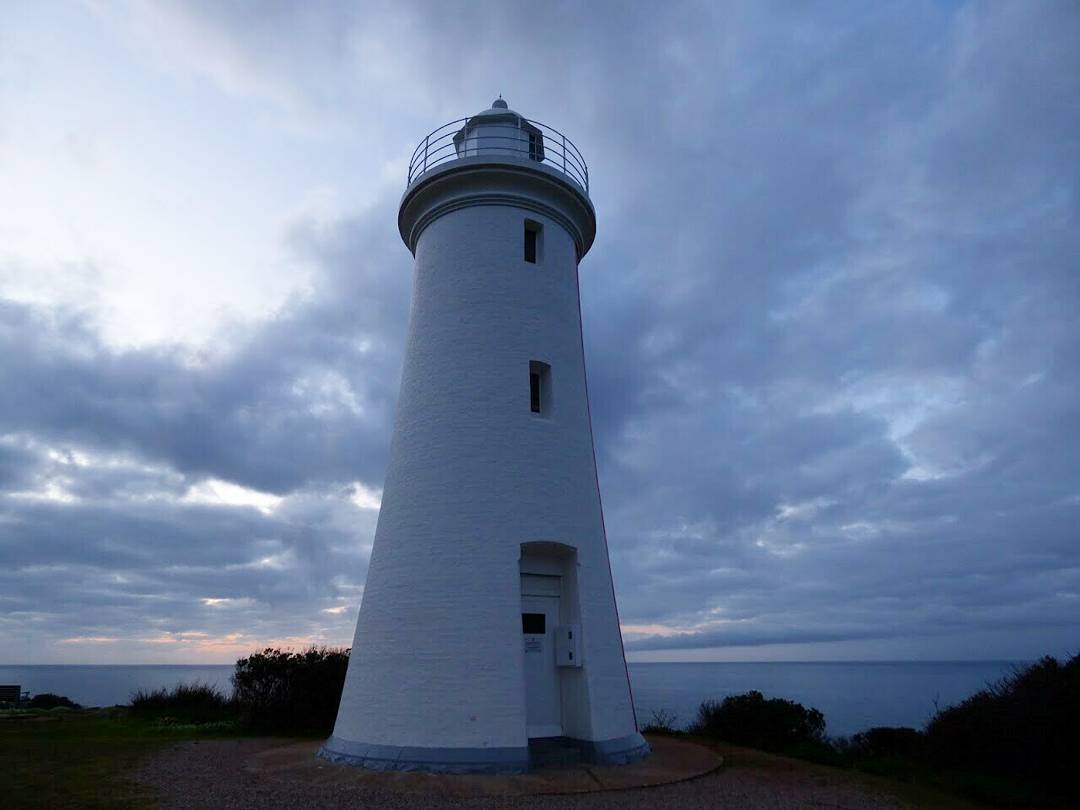Sunset is nigh at the #Lighthouse #merseybluff Devonport... built May 1889 lighted with kerosene in the past before converted to electric operation between 1950 to 1970's. #Tasmania #fusiontourism #rechargelife #travel #digitalnomad #periscope #vacation #digitalnomads #traveler #scenery #nature #wildlife #holiday #photooftheday #sunrise #sunset #mountain #tourism #tourist #localtravel #travelgram #igtravel #landscape  #travelblog #coast #spring #summer #beach