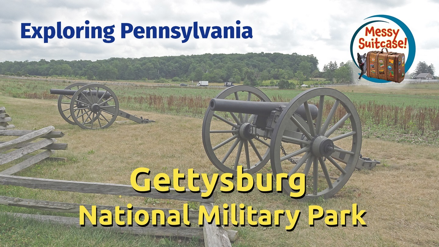 We visited Gettysburg National Military Park to learn how the Civil War went down. Join us as we walk through this iconic battlefield where tens of thousands of soldiers were killed, wounded, or went missing over three days in 1863. #messysuitcase #gettysburg #civilwar #travelblog #travelblogger #Pennsylvania http://ow.ly/gc0n50Bg1OG