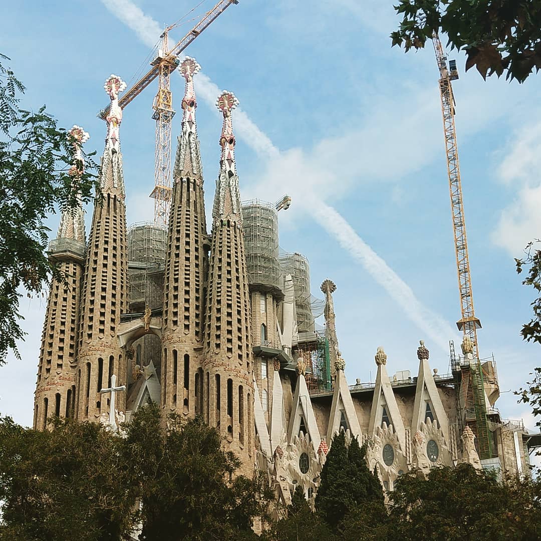 Wow! Gaudi's iconic church is still under construction. #lifeisshorttheworldisbig #barcelona