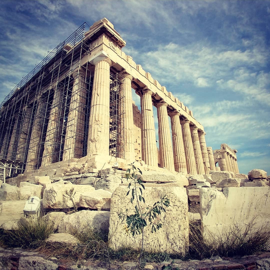 Acropolis, always being restored. #lifeisshorttheworldisbig #greece #athens #acropolis