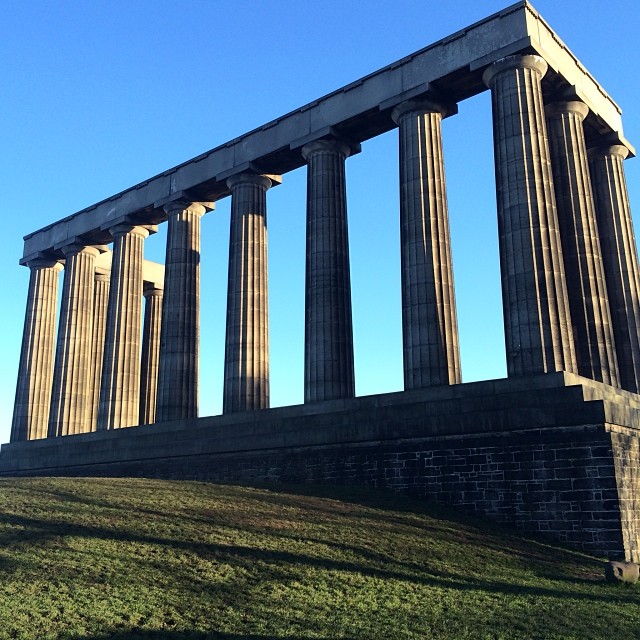 Calton Hill, Edinburgh #scotland #nofilter #natural #lighting #calton #hill #monument #hmm