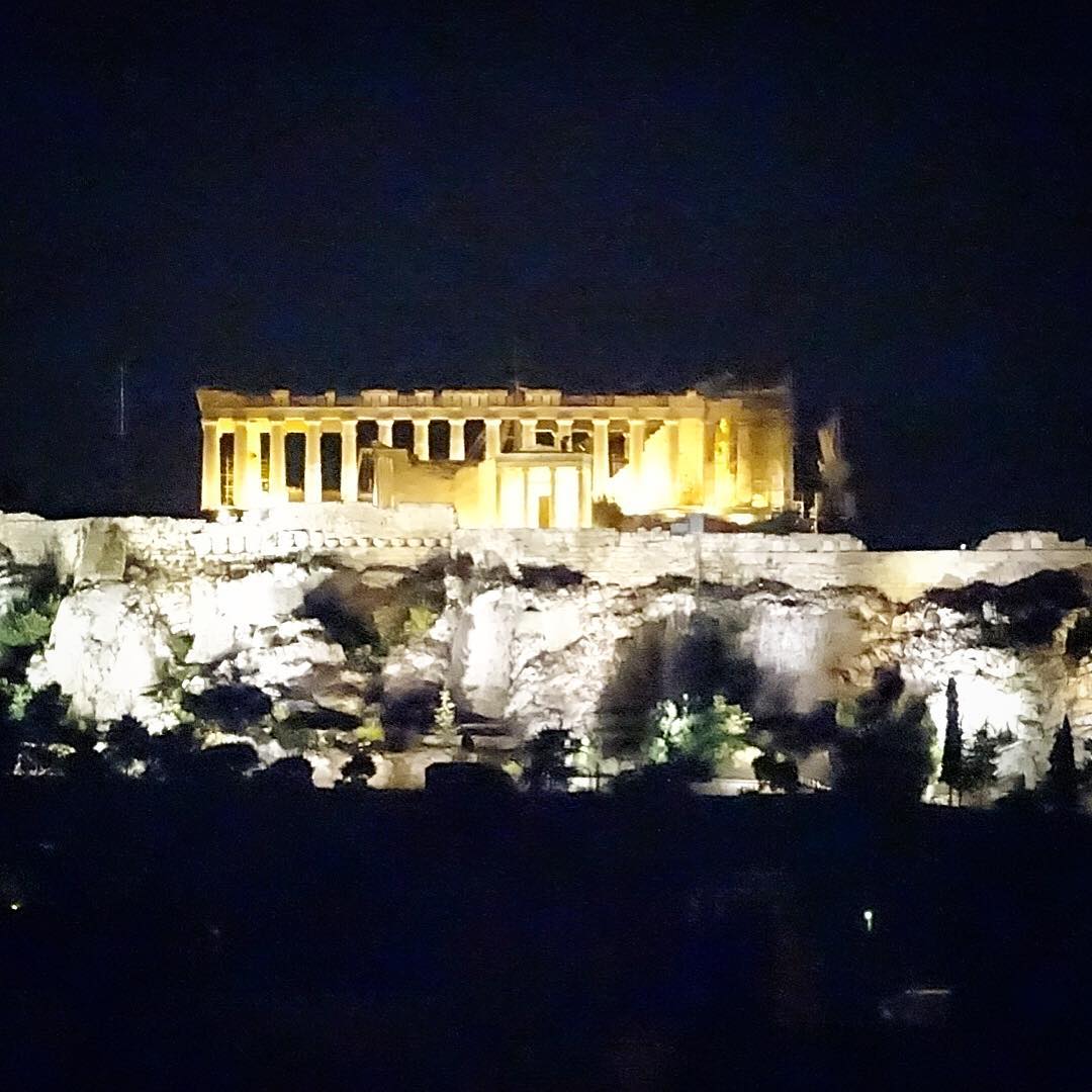 The #Parthenon is pretty imposing at night. #igtravel #igdaily #igers #travel #travelbug #traveller #travelling #traveling #travelgram #instagood